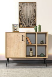 Hanah Home Consola Şile 4108 en Roble Zafiro